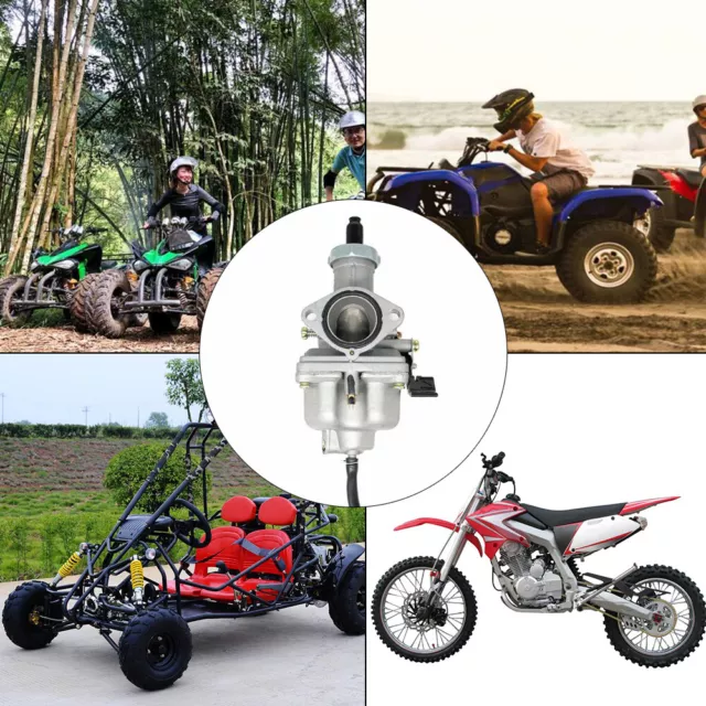 Vergaser PZ27 Carb Kabelchoke 27 mm für 4-Takt CG 125cc 150cc 200cc 250cc ATV