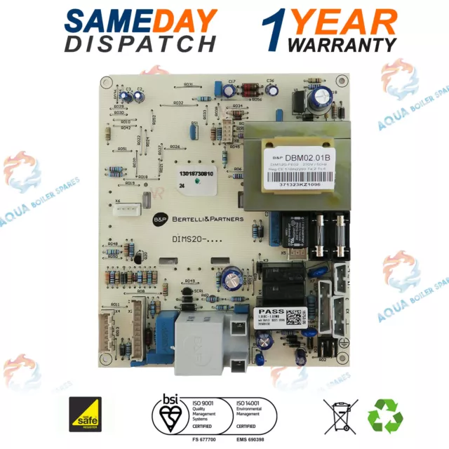 Ferroli Domicondens F24 & F28 Boiler PCB Printed Circuit Board 39820661