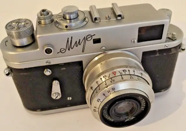 [Exc++] Rare Inscription Zorki 4 Clone / Copy Ussr Camera With 50Mm Industar