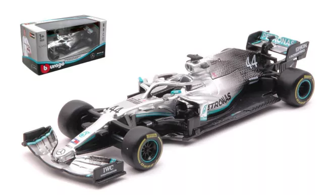 Model Car formula 1 F1 Scale 1:43 Burago Mercedes F1 W10 Hamilton 2019 Gp