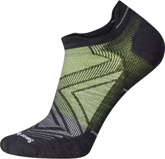 Smartwool Men's Run Zero Cushion Low Ankle Socks, Black, Large