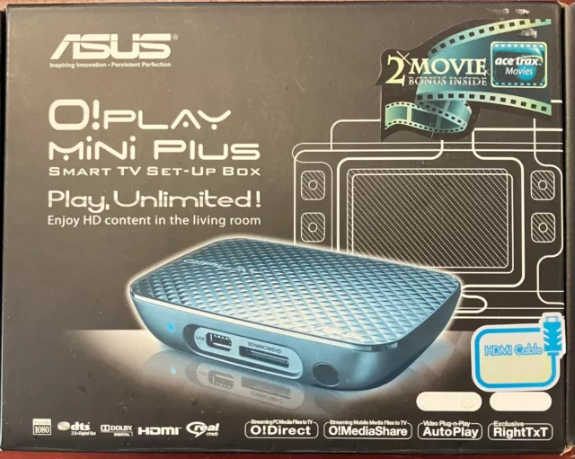 Asus O!Play Mini Plus Smart TV Set Up Box