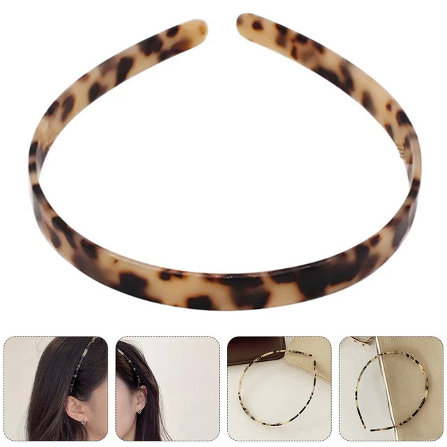 Dima de plástico para el cabello diadema de leopardo pieza para el cabello de novia no-