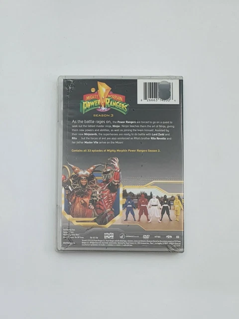 POWER RANGERS MIGHTY Morphin Season 3 DVD [Brand New Sealed] $18.95 ...