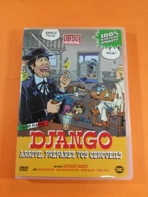 DVD - DJANGO ARRIVE PRÉPAREZ VOS CERCUEILS - A.Ascot Western TBE VF Yooplay G8