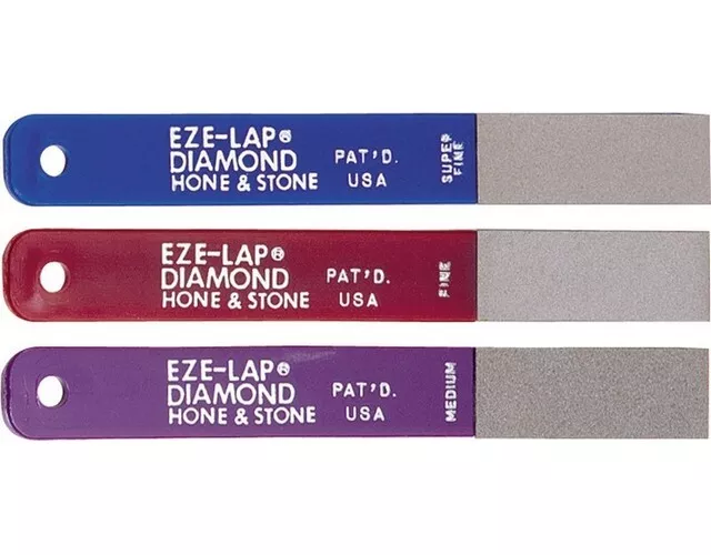 Eze-Lap PACK Diamond Sharpener Set Super Fine/Fine/Medium Grit