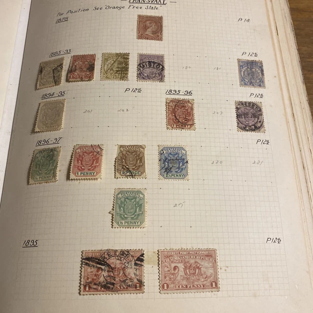 Transvaal Collection Sur Feuille 1878/1910 Neuf*/oblitérés Cote ++++