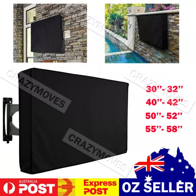 30-58 Inch Dustproof Waterproof TV Cover Outdoor Flat Television Protector VIC