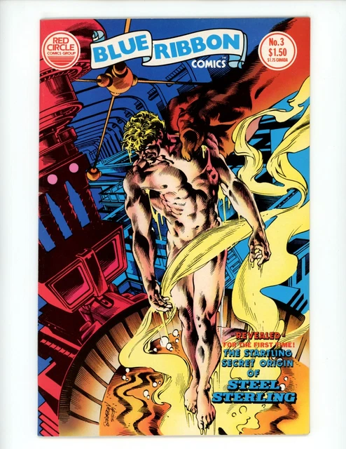 Blue Ribbon Comics #3 Comic Book 1983 FN/VF Alan Weiss Archie Steel Sterling