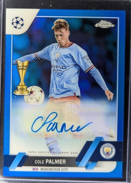 99枚限定 Topps マンチェスターシティ コール・パルマー 直筆サインカード 99枚限定 Topps マンチェスターシティ コール・パルマー 直筆