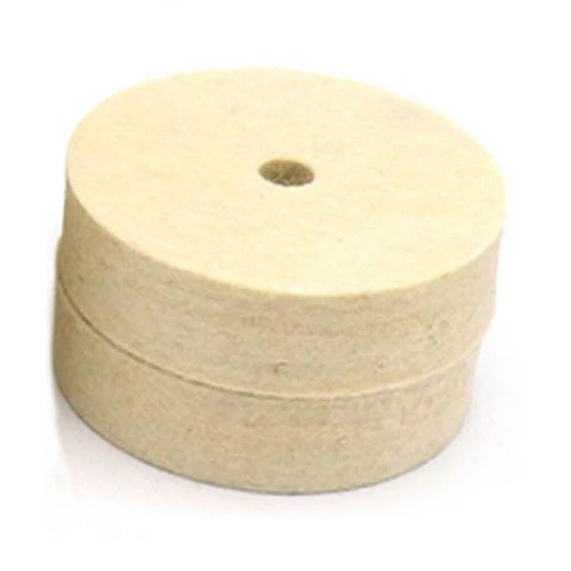 Juego de 2 piezas de taller de mantenimiento de ruedas pulidoras de lana 75 mm pulido abrasivo