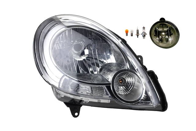 Jeu De Phares Avant Gauche-Droit Pour Renault Kangoo FW0/KW0 02/2008-04/2013 - H4 Avec Clignotant Intégré