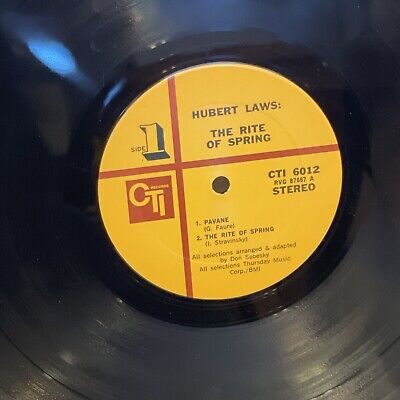 Hubert Laws - The Rite Of Spring    CTI Records CTI 6012 VG+ 8