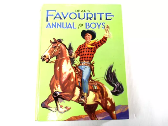 Deans Favourite Annual For Boys Dean & Son 1957 Great Britain Hardcover GC