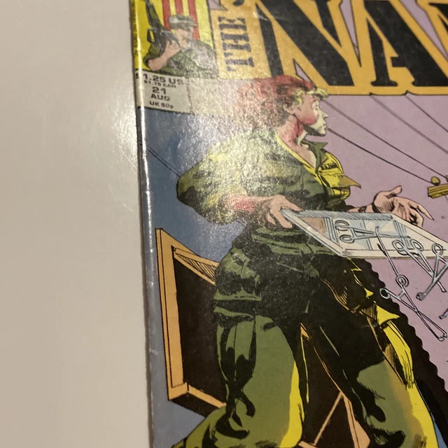 ** THE NAM # 21 ** Copper Age Marvel Comics 1988 Vietnam War DOUG MURRAY … FN 4