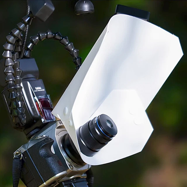 Tablero de cubierta reflector de fotografía macro 46 mm 49 mm 52 mm 55 mm 58 mm 62 mm 67 mm 72 mm