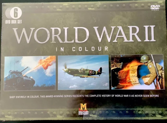 The History Channel WORLD WAR II IN COLOUR (6 Disc DVD Box Set)