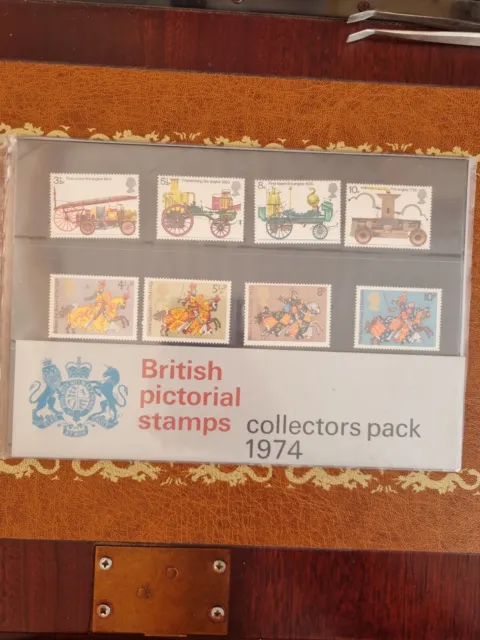 GB 1974 Royal Mail stamps Collectors pack. Year. VGC