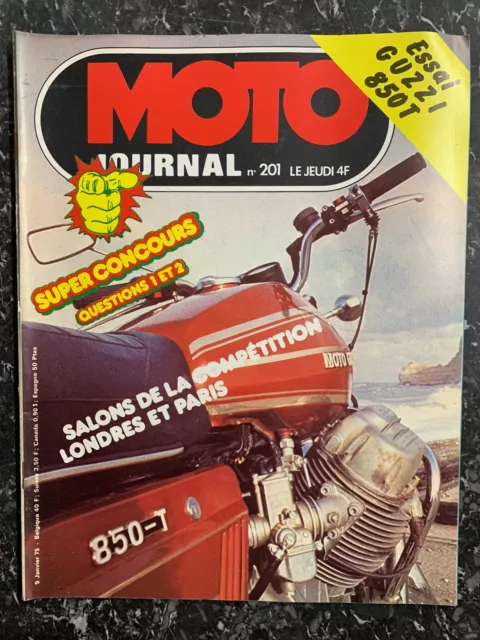 Magazine/ Revue Moto Journal N°201
