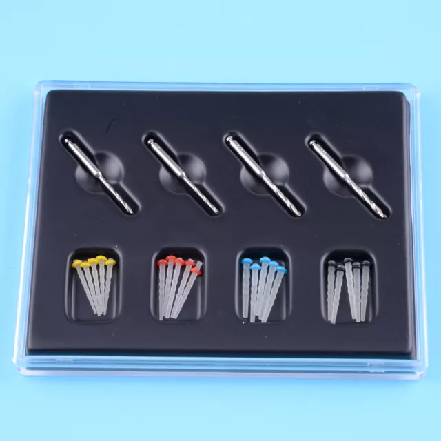 de 20x Poteau de fibre résine dentaire Foret Dental Resin Fiber Post Drill Bits