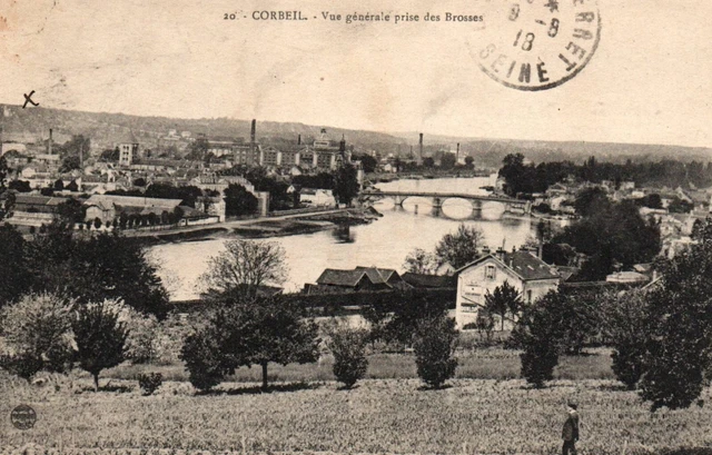 Carte Postale Ancienne - CONDRIEU - Vue Depuis La Route De Rive De Gier - Originale