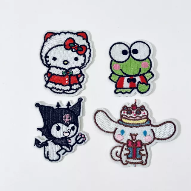 PINK BOW HELLO Kitty Iron/Sew on 10 pc Patch Set 1 of each as shown $12.00  - PicClick