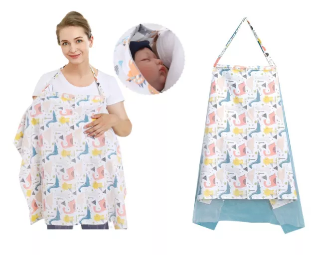 Mom Maternity Breastfeeding Cover Up Blanket Baby Nursing Outdoor Shawl Poncho