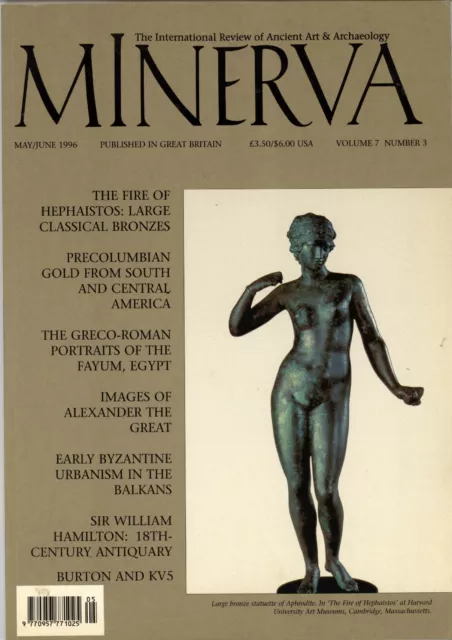 MINERVA Ancient Art Archeology Coin Research Article Magazine Reference 1996 - 3