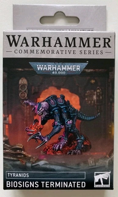 Termained TYRANIDS BIOSIGNS TERMINATED Warhammer Commemorative Series NEW and ...
