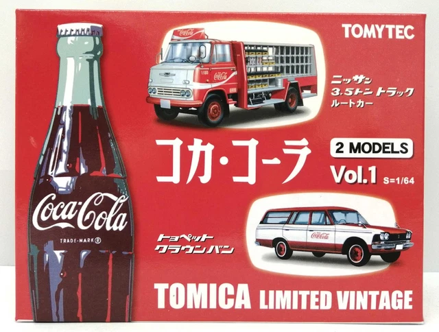 Set De Voitures TOMICA Coca Cola Collection – Miniatures Japonaises D’Occasion