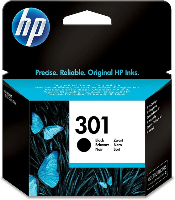 Cartuccia 301 CH561EE Originale HP, 190 Pagine, Nero