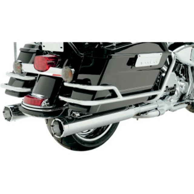 Vance & Hines Monster Round Rounds Slip-On Mufflers Pipes 95-2016 Harley Touring