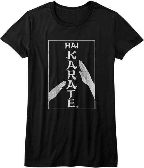 Hai Karate Aftershave Cologne Karate Chop Womans Fitted T Shirt