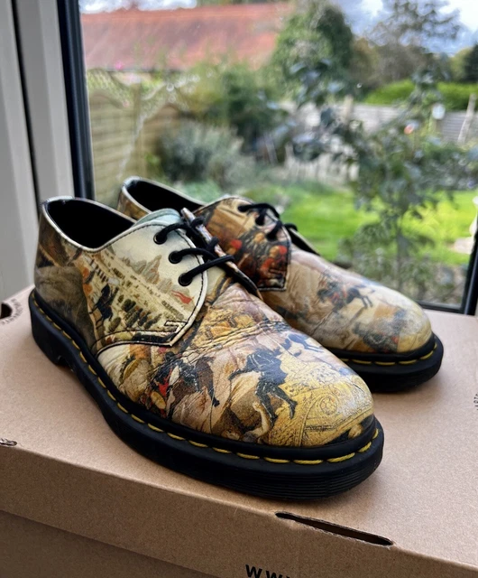DR MARTENS 1461 3 hole museum Di Antonio renaissance artist shoes UK 6 US 8 Ltd 79.00 PicClick UK