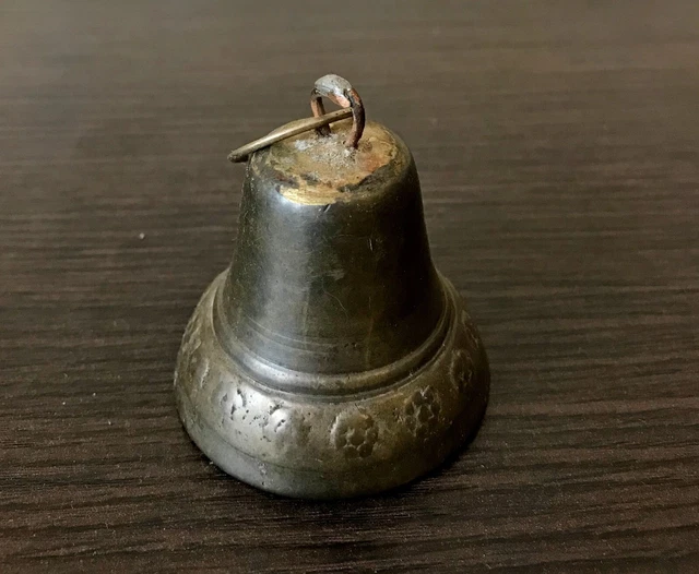 Antique bronze bell 19 century for a horse