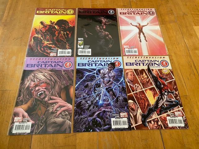 Captain Britain And Mi13 #1 - #15 + Annual (Full Set - Marvel Comics - 2008)
