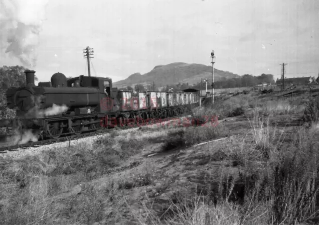 Photo  Gwr 9796 View 2 On The Branch  At Abergavenny Junction In The 1950’S