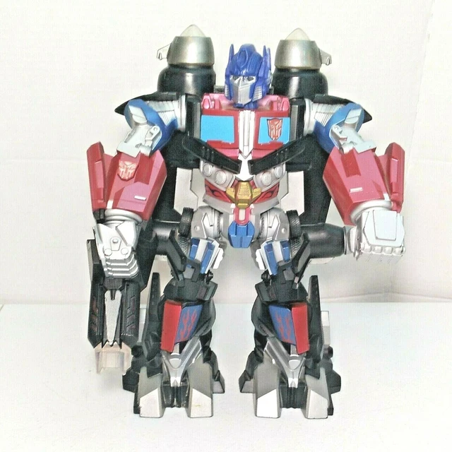 RARE OPTIMUS PRIME Mega Power Bot Transformers LightUp Talking 12" 16