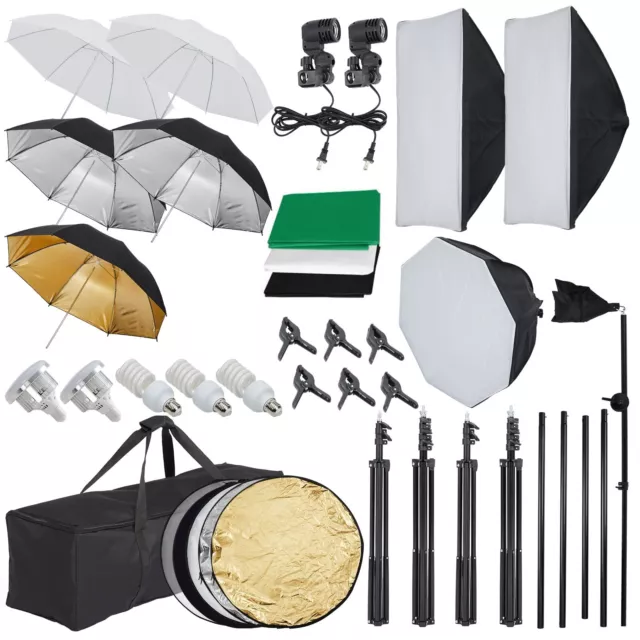 Photo Studio Photography Continuous Lighting Kit Non-woven fabrics Backdrop Kits