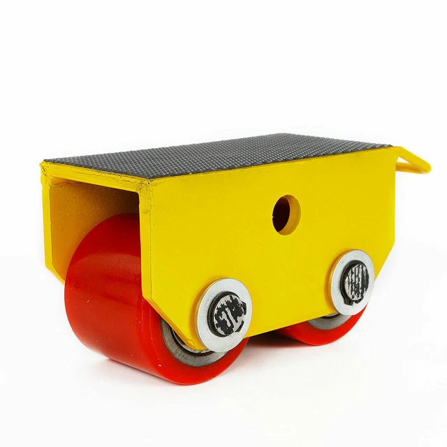 5500lb Machinery Mover Industrial Dolly Skate Cargo Moving Roller Wheel 2.5 Tons