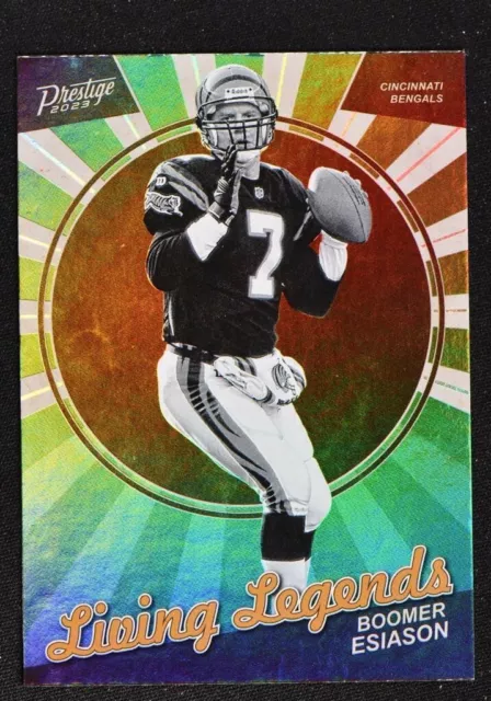 2023 Prestige Living Legends #7 Boomer Esiason - Cincinnati Bengals