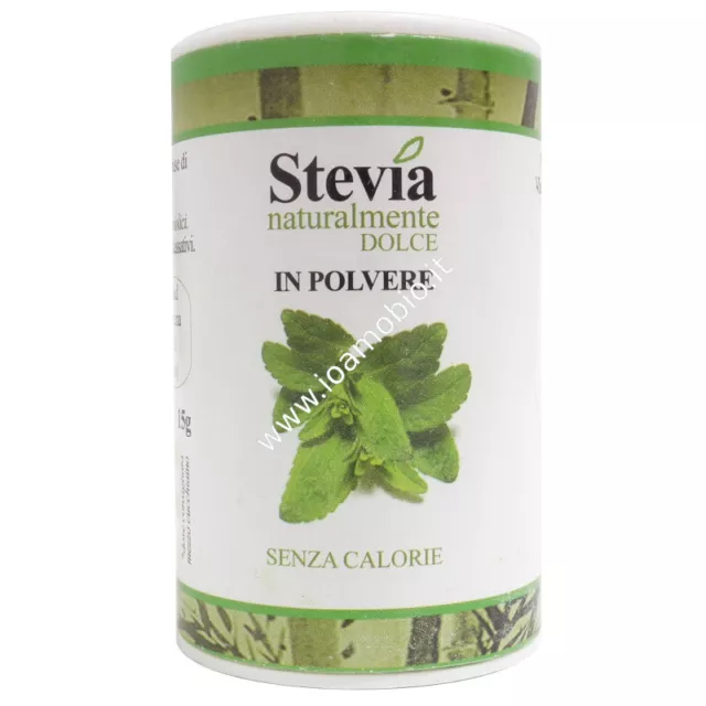 Stevia Pura in Polvere 15g - Dolcificante Senza Calorie