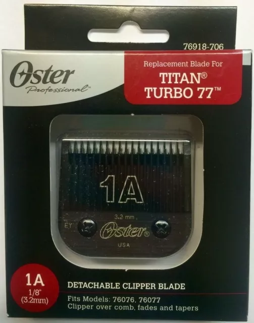 Lame tondeuse détachable Oster Titan # 1A Diamox #76918-706 76, Powerline NEUF 3