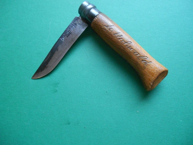 Vends ancien Opinel Virobloc breveté n°8, main couronnée