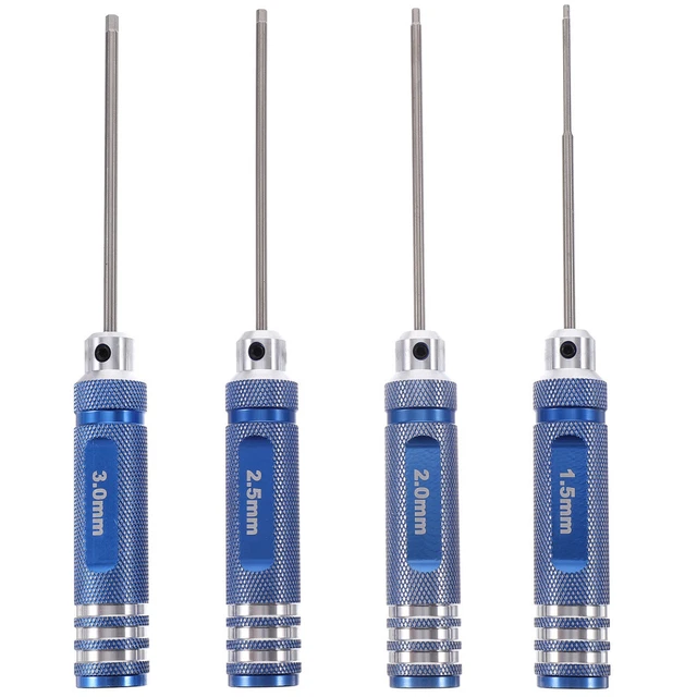 4 Pcs Hex Screwdriver Balldriver Screwdrivers Set Precision