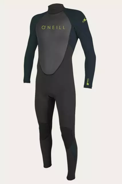 O'Neill Reactor 3/2mm Full Wetsuit - Youth - 6 / Black/Slate