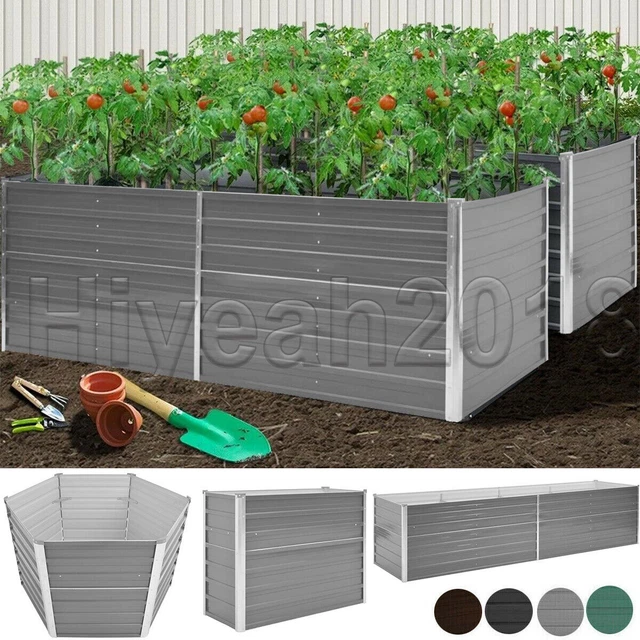 Metall Hochbeet Pflanzbeet Gartenbeet Gemüsebeet Blumenbeet Garten Beet Pflanzen