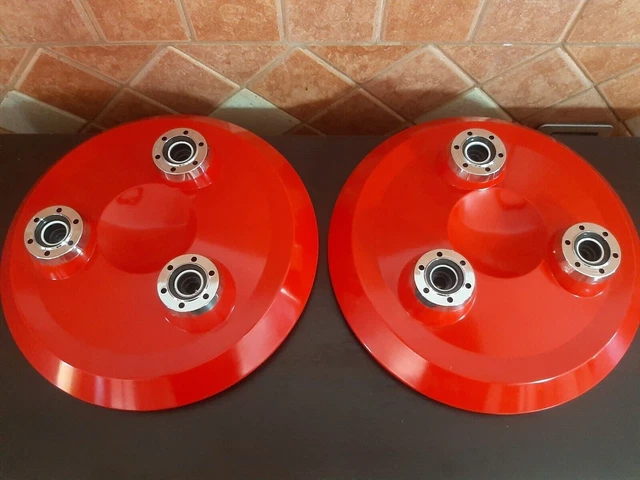 vintage Applique lampada muro anni 70 Modernariato Retro'Ufo Space Age Rosso