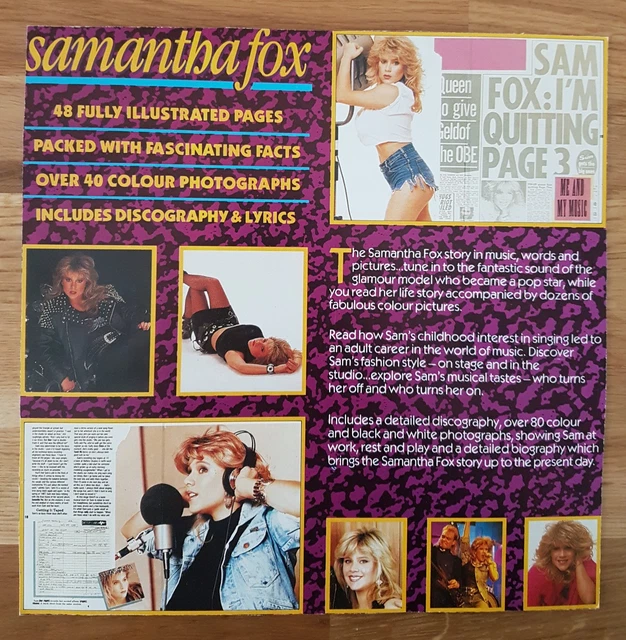 PLAYBOY MAGAZINE SAMANTHA FOX october 1996 issue (see photos