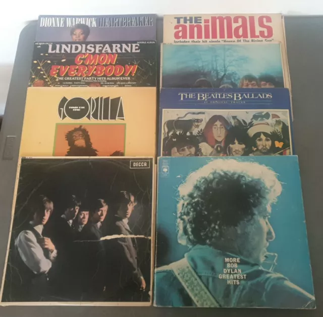 Job Lot of 80+  X  Rock  Pop  Easy  Classical 12" Vinyl LPs - CLEAR OUT Lot NN